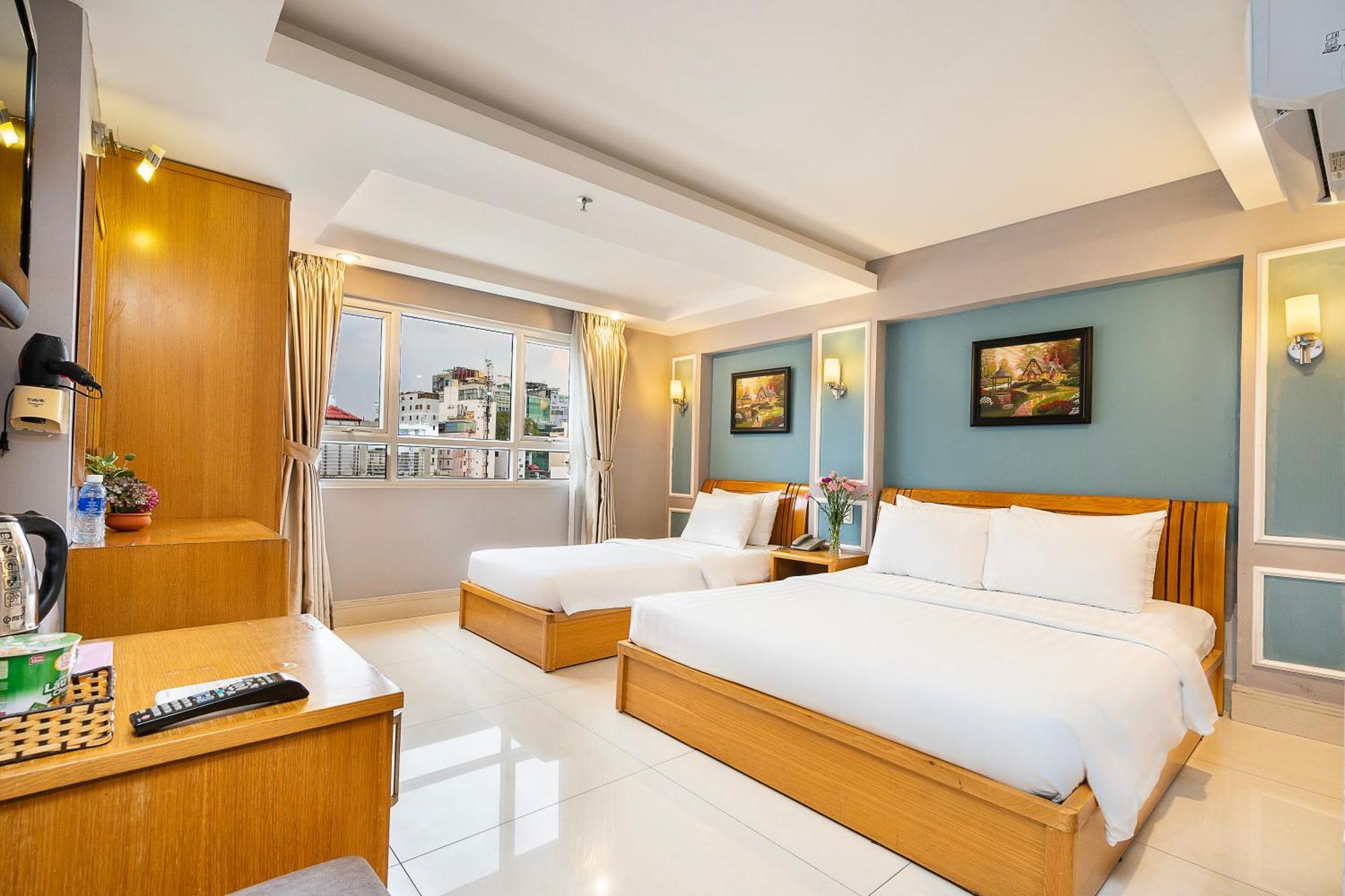Lucky Star Hotel - Ben Thanh Cidade de Ho Chi Minh Exterior foto